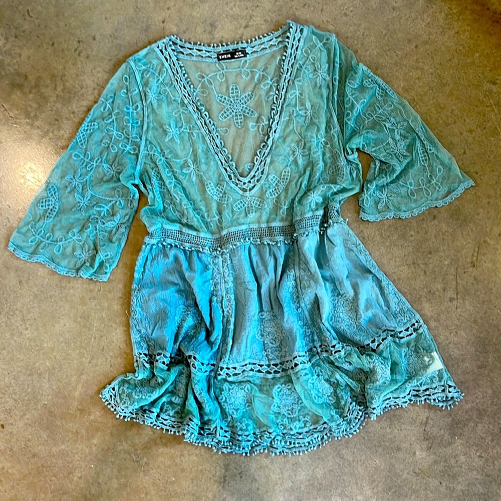 Lace Swimsuit Coverup